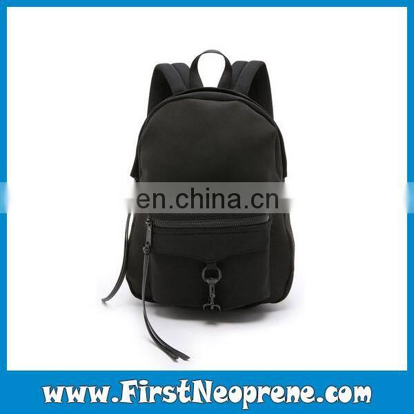 Shinning Star Cool Black Lightweight Neoprene Backpack