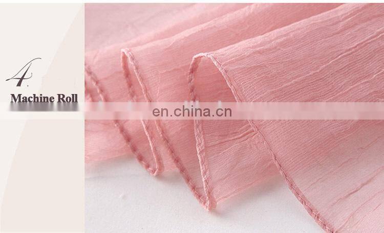 Fashion Embroidered Shawls Flower Muslim Hijab Scarf Female Artesanato Embroidery Wrap