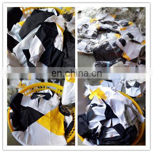 cream cheap high quality second hand jogging suit and sports tracksuit for women