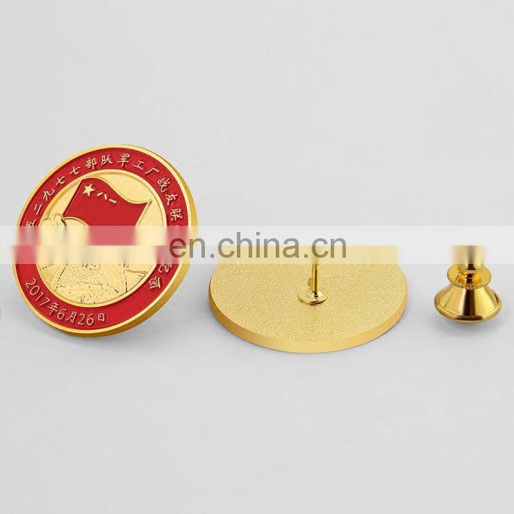 Souvenir custom enamel color country flag pin