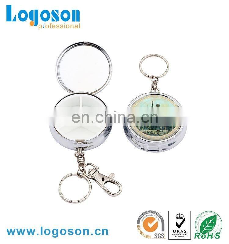 Union Jack Design pill box 3 Compartment Travel Pill Case