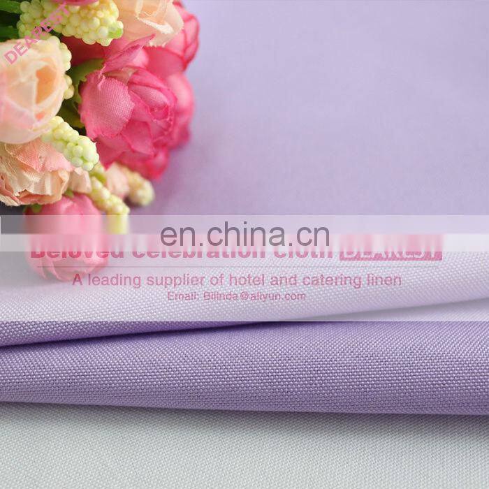 round plain polyester wedding banquet table clothes