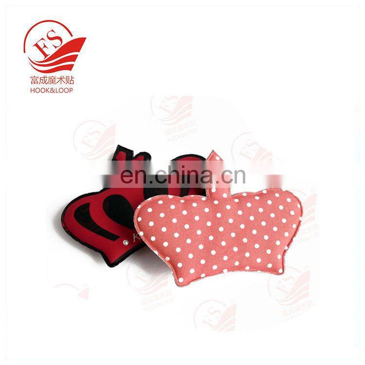 Printing magic tape and pvc or foam hair bow beautify hair barrette stickers