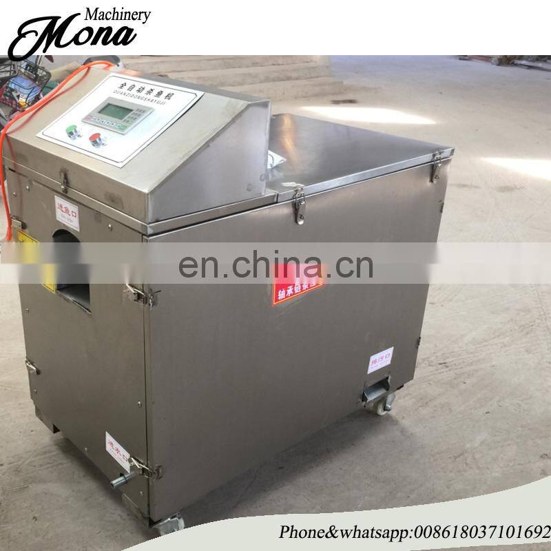 Automatic cutting fish machine for viscera removal