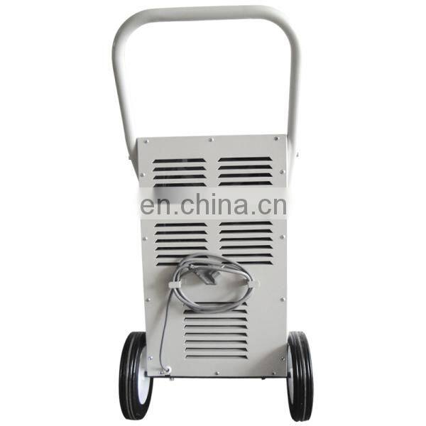 Basement air dryer dehumidifier machine with big wheels and handle