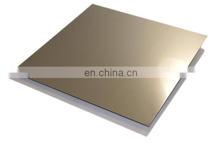 China supplier hot sale stainless steel sheet champagne