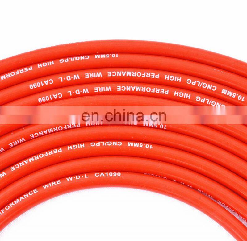 Racing Spark Plug Wires Set Red 10.5mm For Ford F-150 Mustang 5.8 5.0L