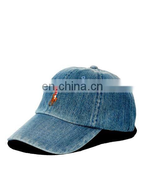 Diznew OEM design washed embroidered logo camp personalizadas distressed dad baseball 6 Panel denim Hat
