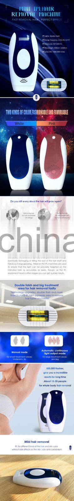 Mini Household Portable Laser Hair Removal Personal Use Epilator IPL wax heater set hair removal