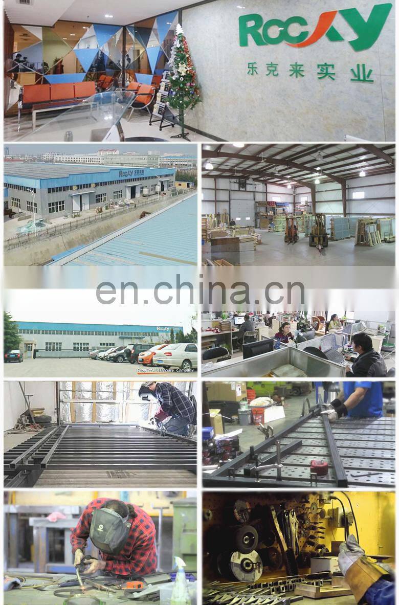 Rocky decorative aluminum fence panel