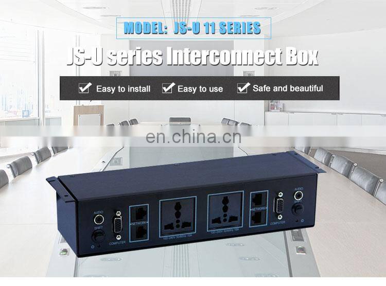 Under Desk Av cable manager Mount Media Socket Box for desk