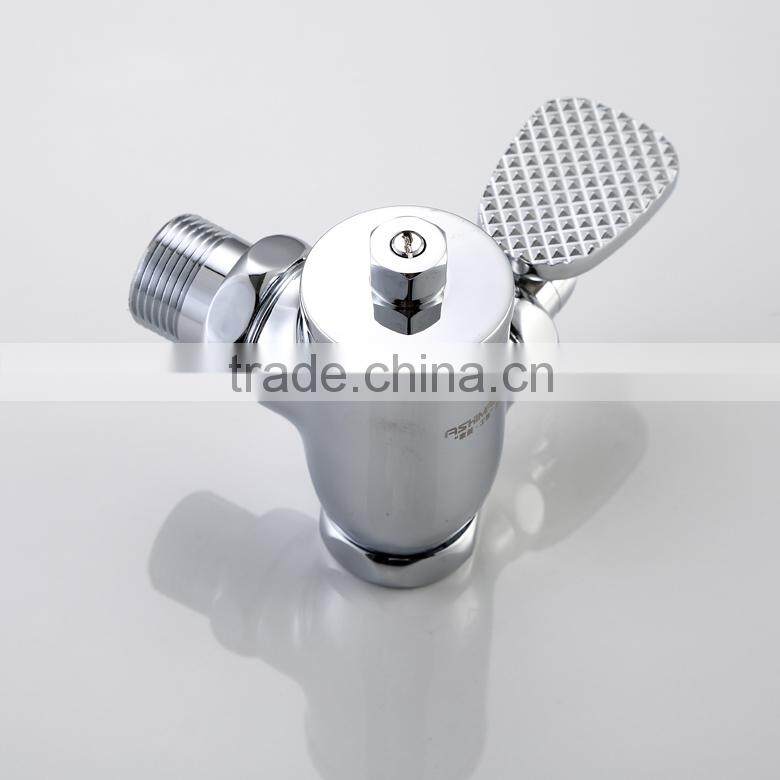 new design brass foot control in-wall toilet flush valve