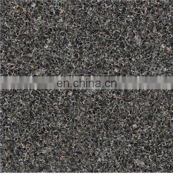 Fohan kajaria tiles 600x600 color body dark black full polished glazed marble stone porcelain tiles JM63803DF