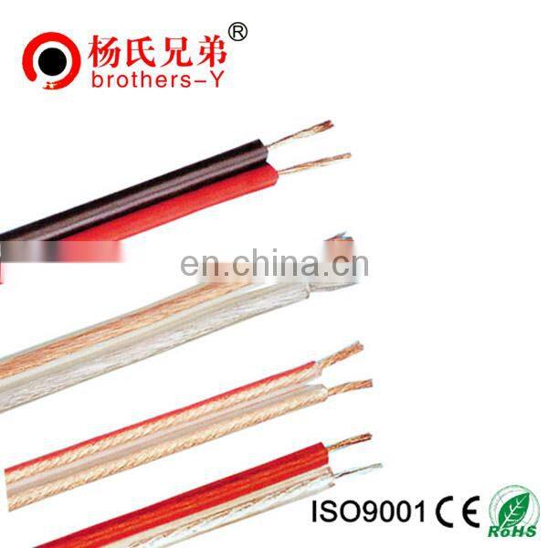Audio Cable Type and Transparent Red Line or Blue Line Black Red Color Flat Speaker Cable