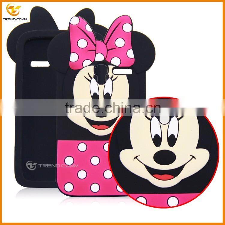 china supplier cute silicon soft cover case for alcatel one touch 5