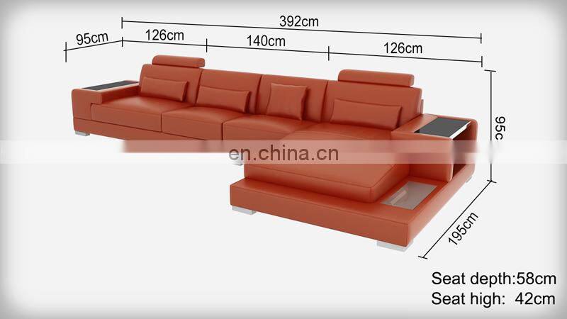 Fabric backrest sofa Small apartment sofa