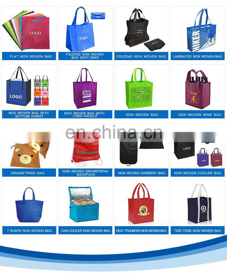 Promotional Non Woven Drawstring Gift Bag with Custom Logo