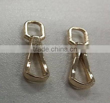 Gold color metal zipper puller