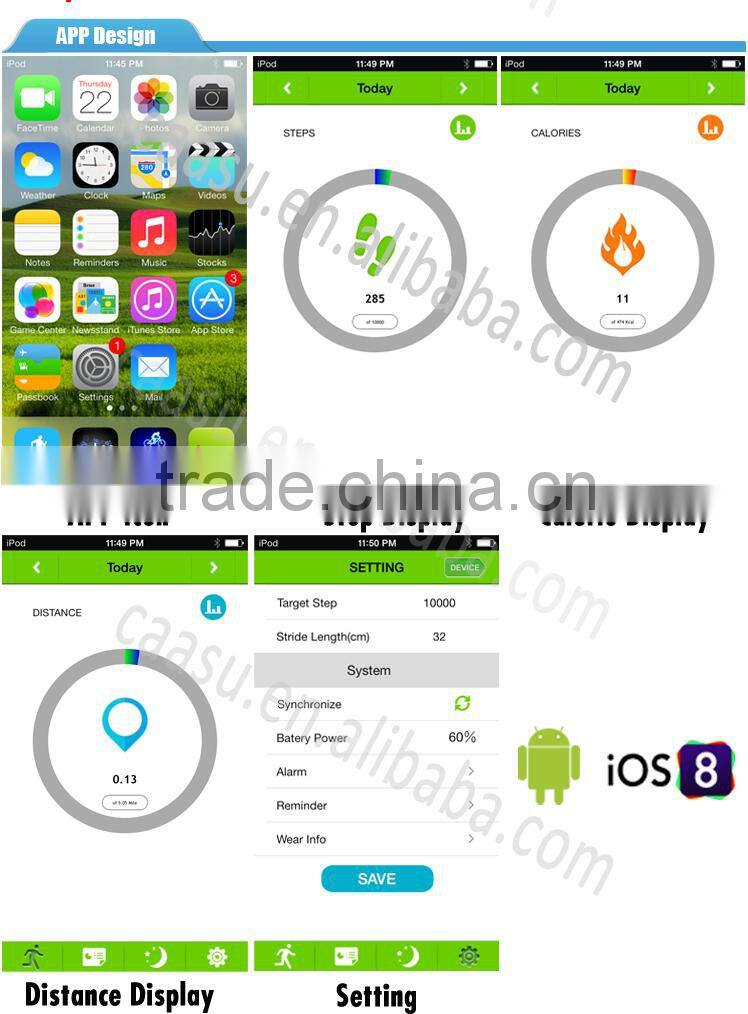 Bluetooth Pedometer Bracelet