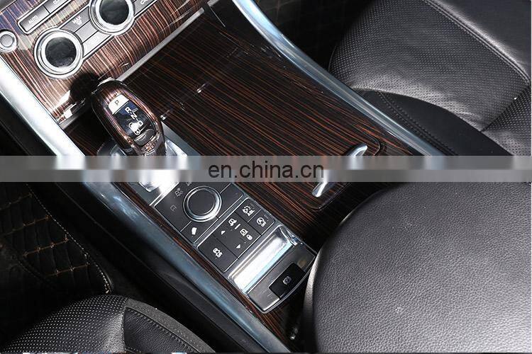 New!! Red Ash Wood Style For Land rover Range Sport RR ABS Plastic Center Console Cover Trim Car Accessory