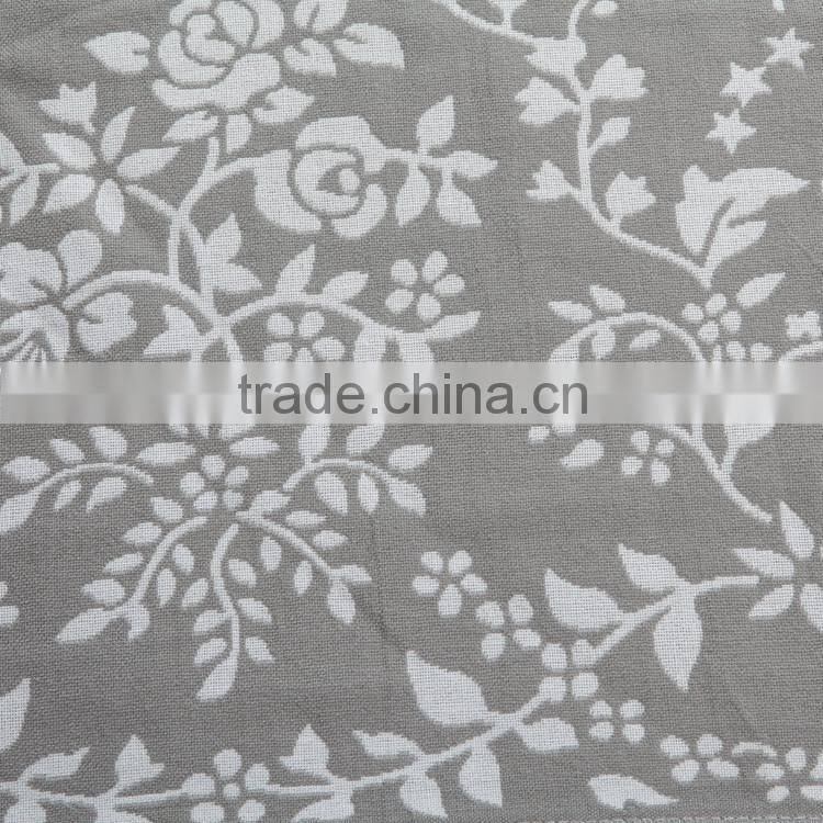 Alibaba China 100% cotton breathable double jacquard design super soft towel coverlet
