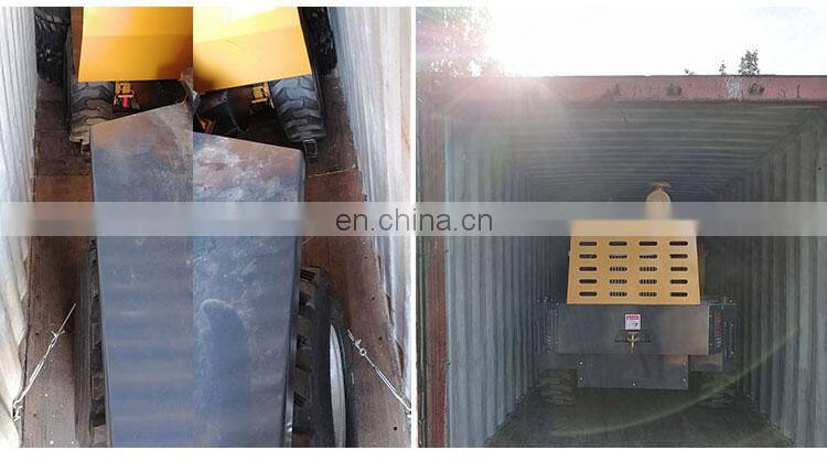 Factory price ZY100 palm diesel mini truck 4*4 wheel dumper