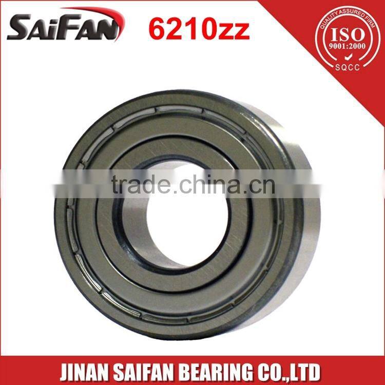 Textile machine Bearing 6210 Deep Groove Ball Bearing 6210zz 50*90*20mm