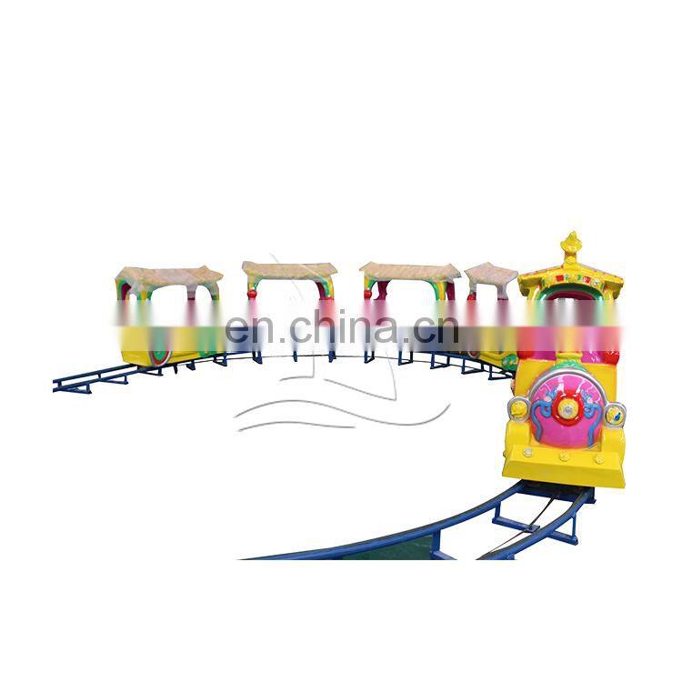 adult rides train set on tracks Electric Mini Indoor Train With Track to Ride For Sale