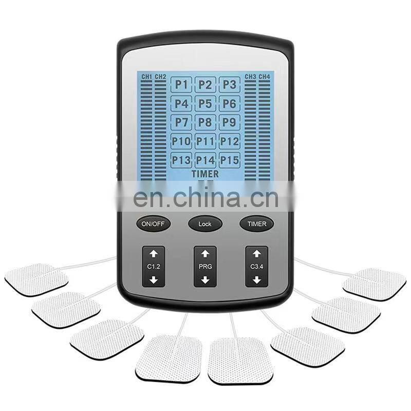 AMERICAN electric digital tens physical therapy equipments electrical massage tens device pain relief therapy tens unit