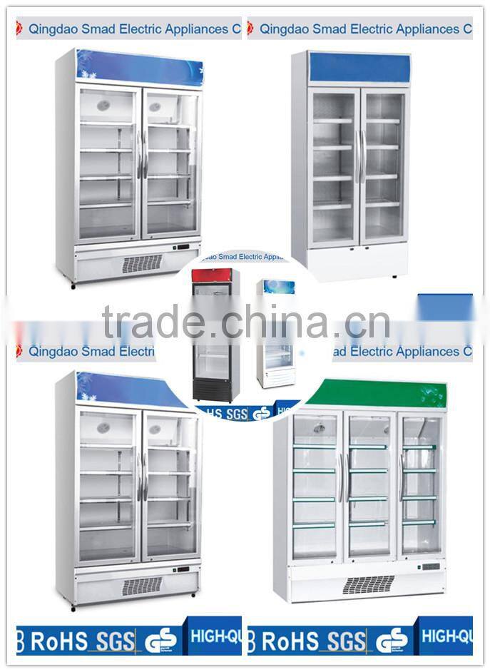display upright beverage fridge commercial drink showcase refrigerator cooler