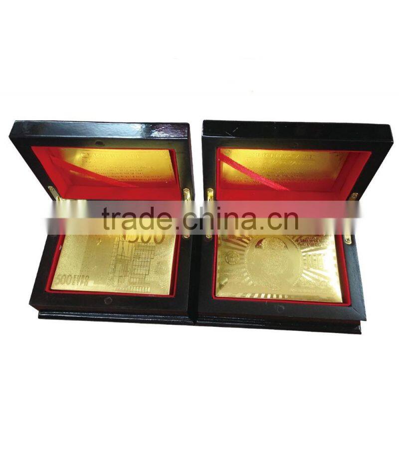 24k gold foil playing cards in high quality gold poker