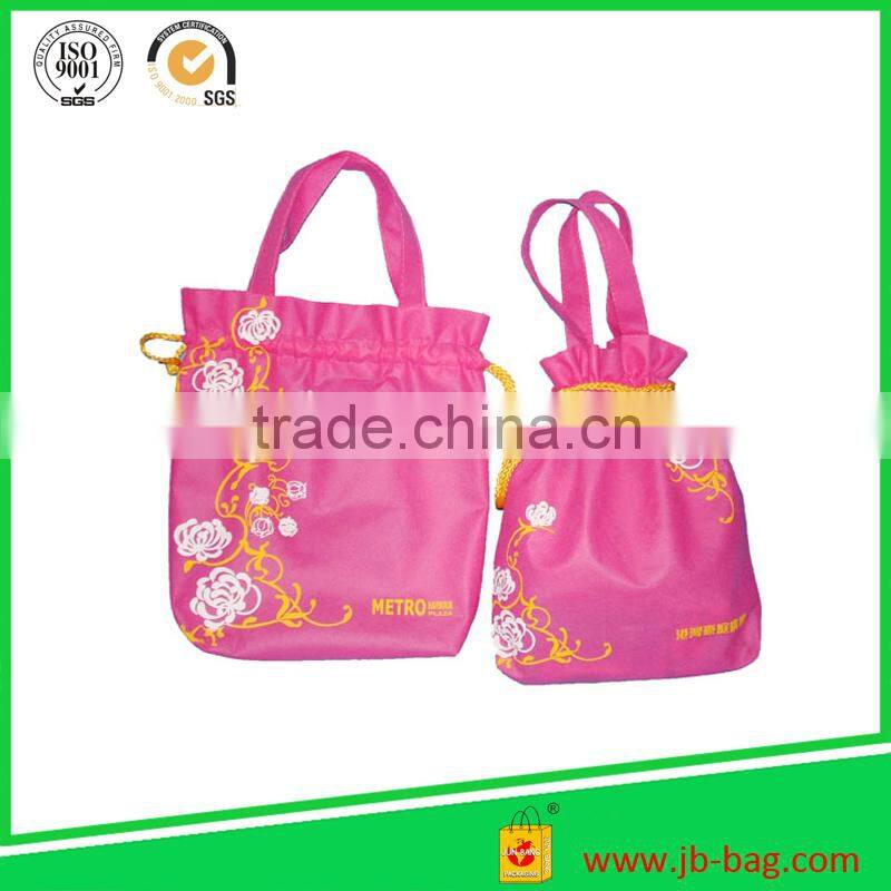 Durable A4 Size Drawstring Bag Gift Bag Non Woven Drawstring Bag