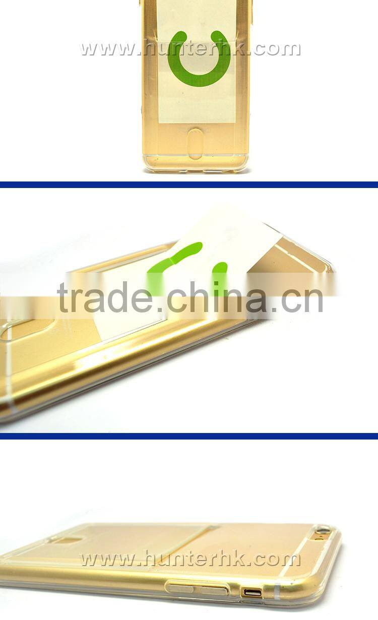 Simple Clear TPU Back Cover For iphone6 5.5inch