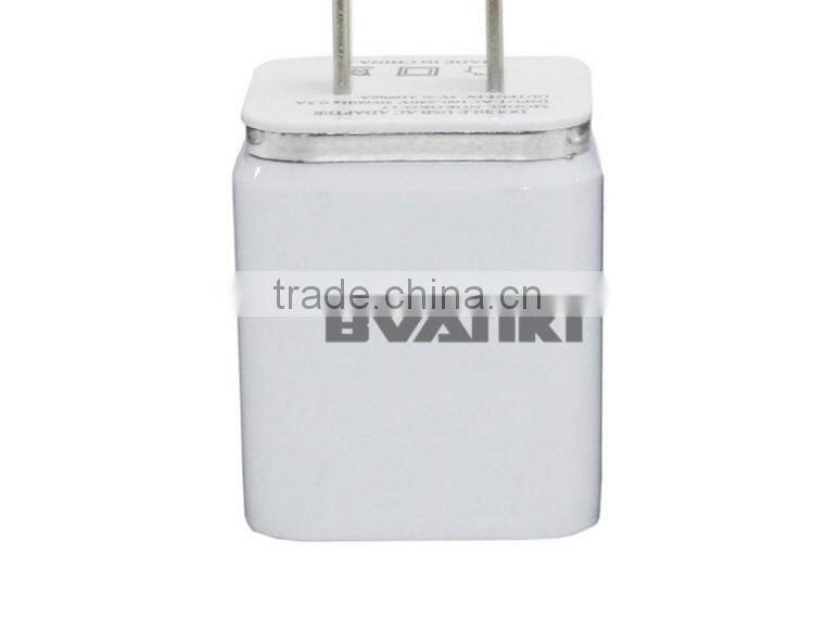 new products 2016 universal 2.1A small fast selling items travel wall charger 2 usb port home charger with Aluminum rim