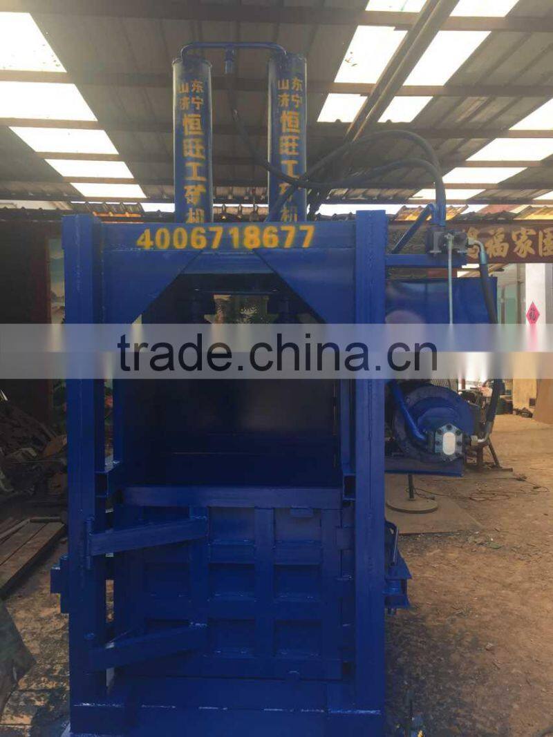 2015 Hydraulic baler for used clothing,vertical hydraulic balers for sale