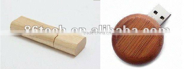 cute design wooden fork usb flash drive