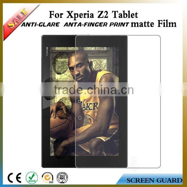 Alibaba Express PET For Sony Xperia Z2 Tablet PC Matte Anti-glare Screen Protector