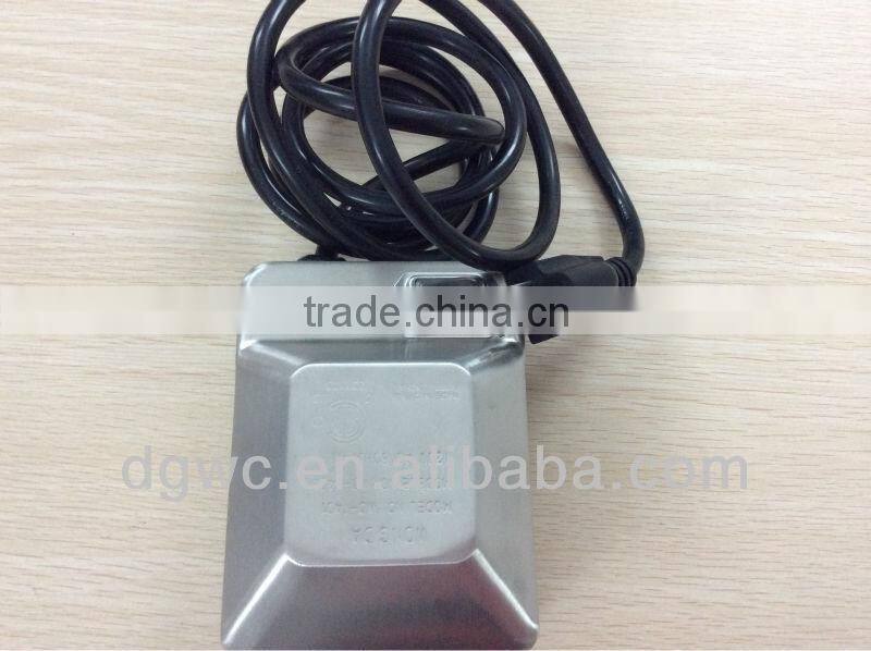 220V electric CE UL certificated with UK plug black round shape bbq motor