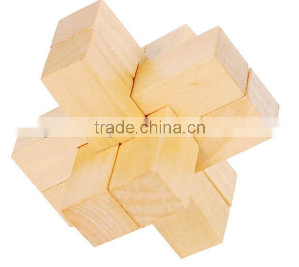 3d wooden puzzle games magic lock toys
