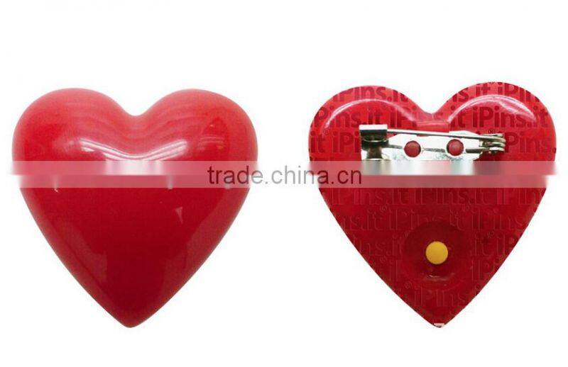 Heart shape led brooch ,mix styles flashing heart badge love brooch for party decoration ,cheap wedding party gift
