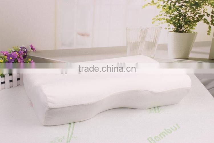 Memory foam butterfly shaped nursing health cervical spondylosis pillow
