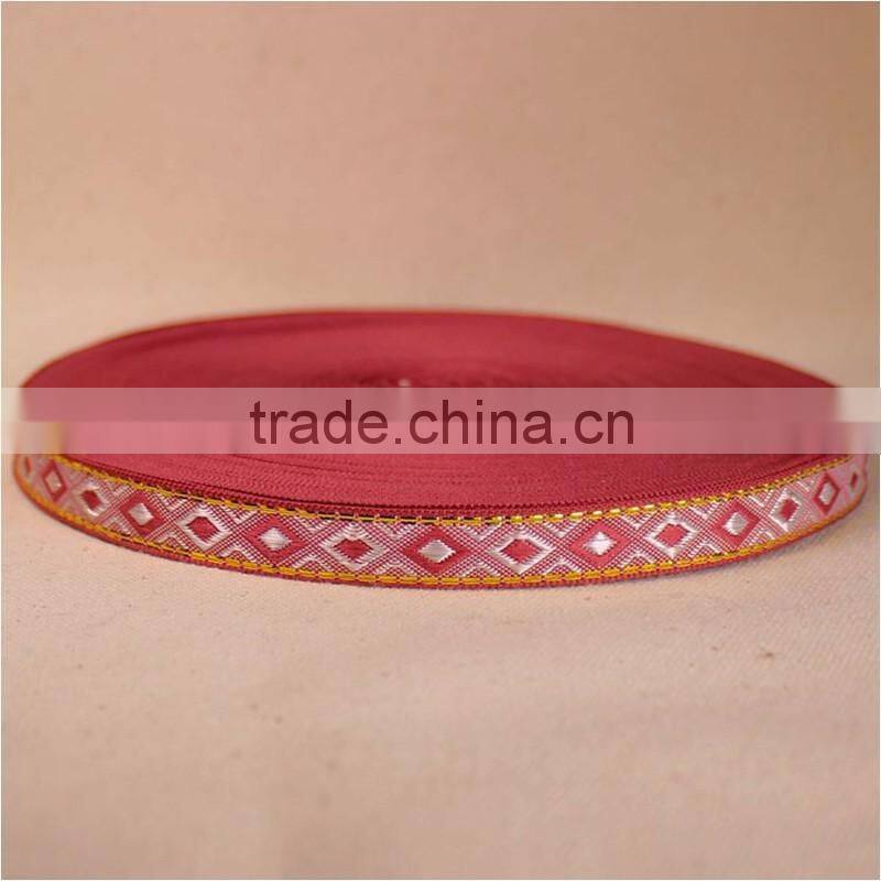 Customized colourful mediterranean style rustic fancy DIY decoration polyester ribbon rolls