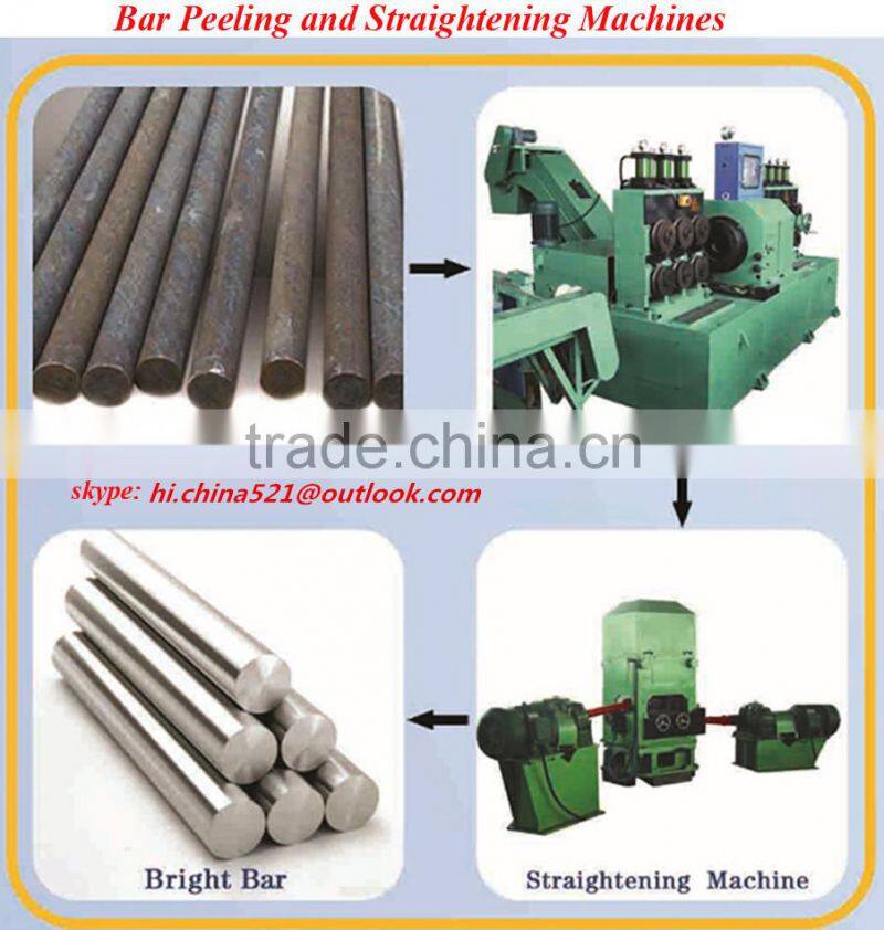 China suppliers round bar straightening machine bar processing line