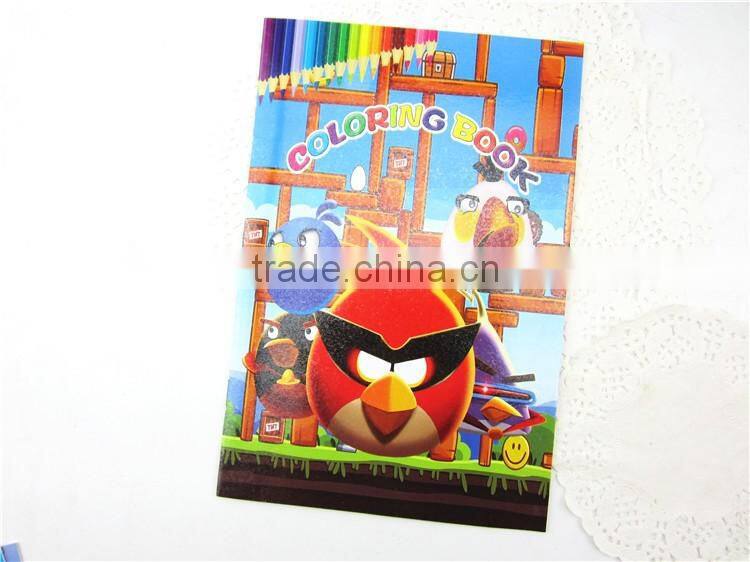 Coloring Book with new cartoon design for kid drawing