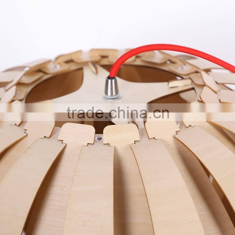LED pendant Light JK-8005B-24 Beautiful antique wood chandelier wood pendant light