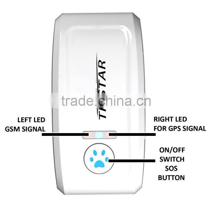 2015 mobile phone gps tracker / IOS App and Andriod App Pet gps tracker