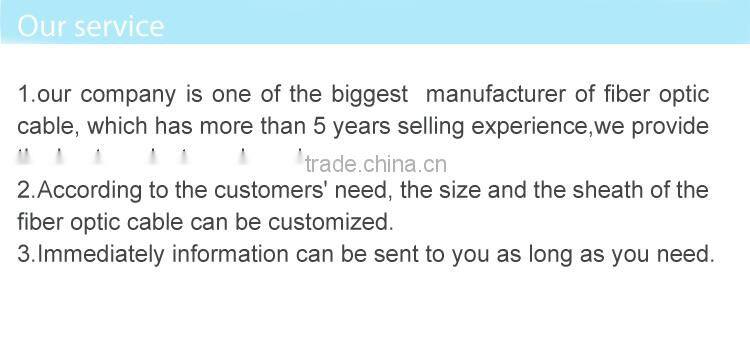 good quality FTTH indoor 1/2/4core GJXFV G657A fiber optic cable