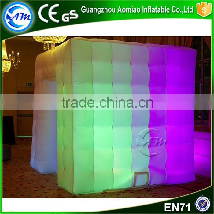 Lighting Change Inflatable Wedding Photo Booth for Sale