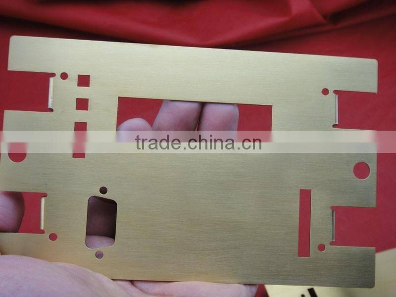 High precision gold chromate metal stamping