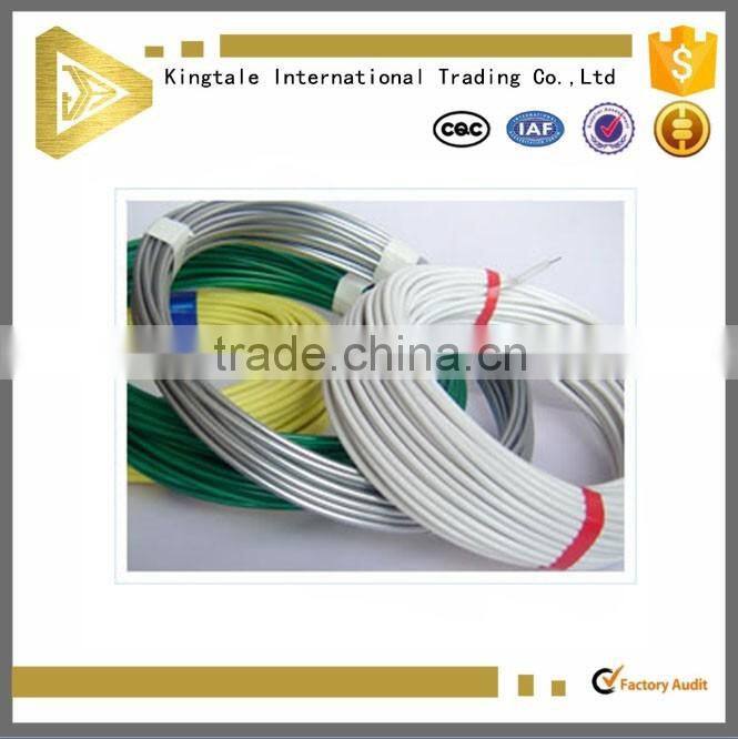 VDE,SAA,UL certificated textile cable pvc coated welded wire rope